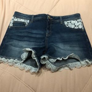 Justice jean shorts